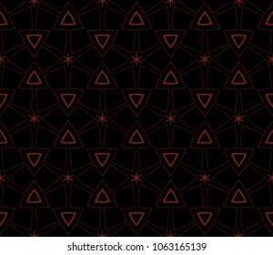 Modern geometric ornament. Seamless vector illustration for design.