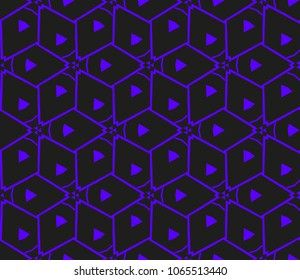 Modern geometric ornament. Seamless vector illustration for design.