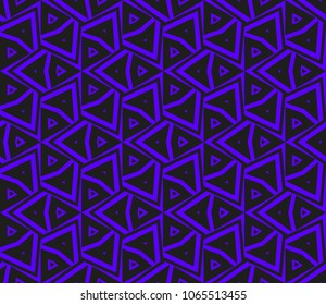 Modern geometric ornament. Seamless vector illustration for design.
