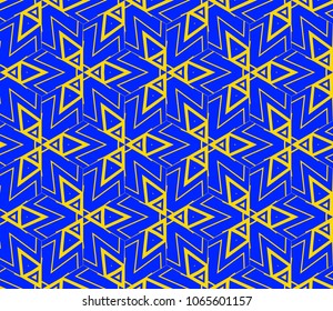 Modern geometric ornament. Seamless vector illustration for design.