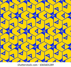 Modern geometric ornament. Seamless vector illustration for design.