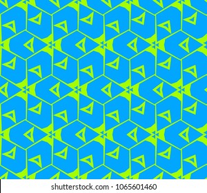 Modern geometric ornament. Seamless vector illustration for design.