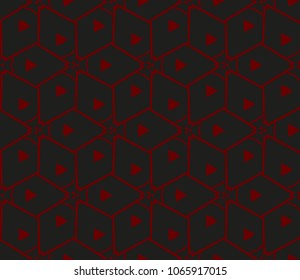Modern geometric ornament. Seamless vector illustration for design.