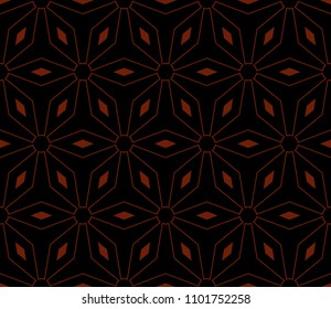 Modern geometric ornament. Seamless vector illustration for design.