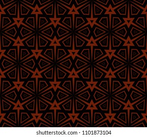 Modern geometric ornament. Seamless vector illustration for design.