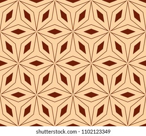 Modern geometric ornament. Seamless vector illustration for design.