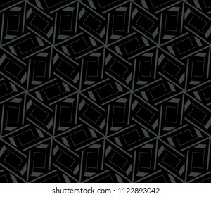 Modern geometric ornament. Seamless vector illustration for design.