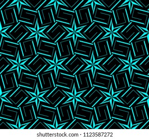 Modern geometric ornament. Seamless vector illustration for design.