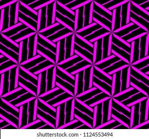Modern geometric ornament. Seamless vector illustration for design.