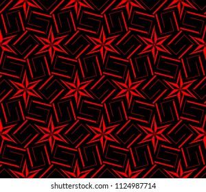 Modern geometric ornament. Seamless vector illustration for design.