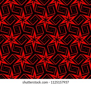 Modern geometric ornament. Seamless vector illustration for design.