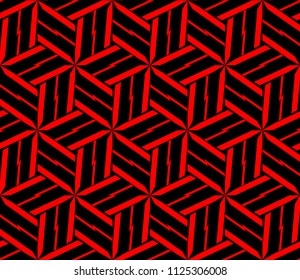 Modern geometric ornament. Seamless vector illustration for design.