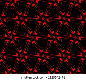 Modern geometric ornament. Seamless vector illustration for design.
