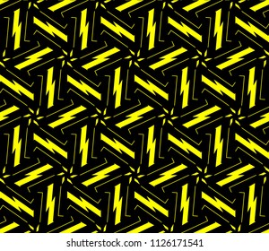 Modern geometric ornament. Seamless vector illustration for design.