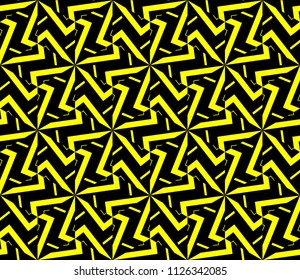 Modern geometric ornament. Seamless vector illustration for design.