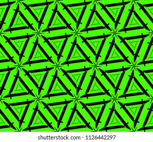 Modern geometric ornament. Seamless vector illustration for design.