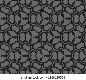 Modern geometric ornament. Seamless vector illustration for design.