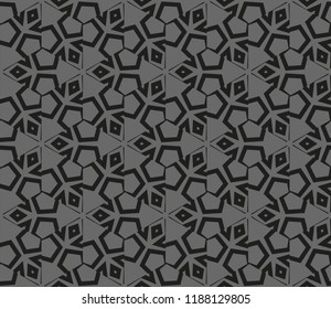 Modern geometric ornament. Seamless vector illustration for design.