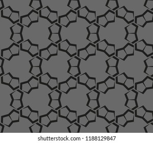 Modern geometric ornament. Seamless vector illustration for design.