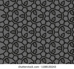 Modern geometric ornament. Seamless vector illustration for design.