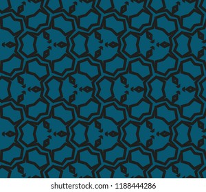 Modern geometric ornament. Seamless vector illustration for design.
