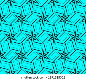 Modern geometric ornament. Seamless vector illustration for design.