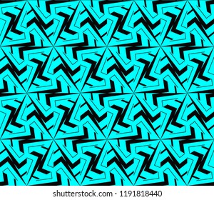Modern geometric ornament. Seamless vector illustration for design.