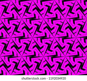 Modern geometric ornament. Seamless vector illustration for design.