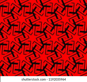 Modern geometric ornament. Seamless vector illustration for design.