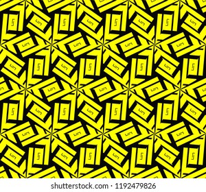 Modern geometric ornament. Seamless vector illustration for design.