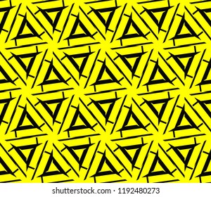 Modern geometric ornament. Seamless vector illustration for design.