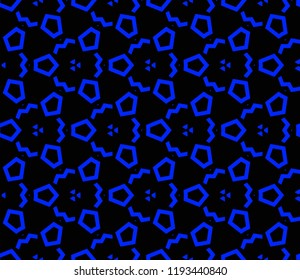 Modern geometric ornament. Seamless vector illustration for design.