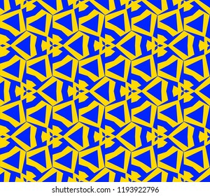 Modern geometric ornament. Seamless vector illustration for design.