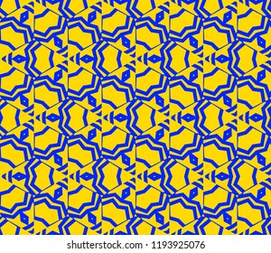 Modern geometric ornament. Seamless vector illustration for design.