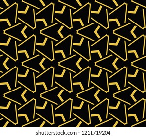 Modern geometric ornament. Seamless vector illustration for design.