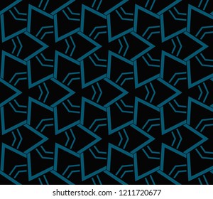 Modern geometric ornament. Seamless vector illustration for design.