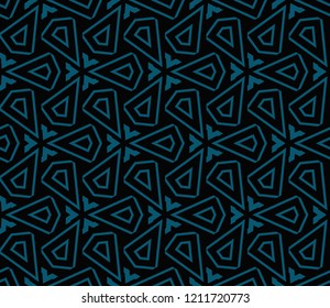 Modern geometric ornament. Seamless vector illustration for design.