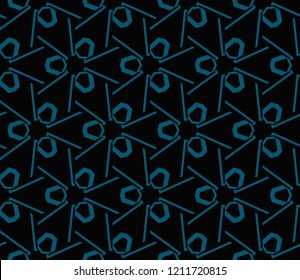 Modern geometric ornament. Seamless vector illustration for design.