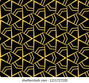 Modern geometric ornament. Seamless vector illustration for design.