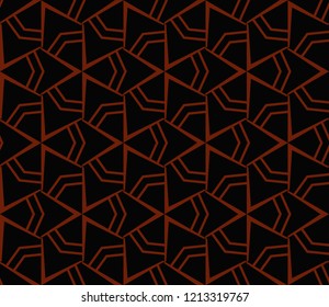 Modern geometric ornament. Seamless vector illustration for design.