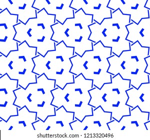Modern geometric ornament. Seamless vector illustration for design.