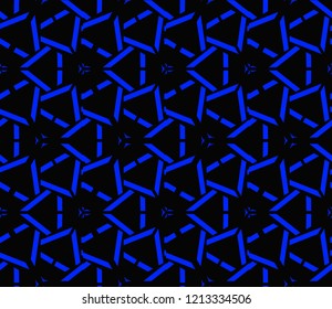 Modern geometric ornament. Seamless vector illustration for design.