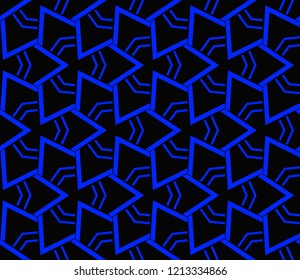 Modern geometric ornament. Seamless vector illustration for design.