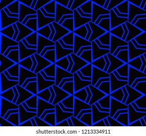 Modern geometric ornament. Seamless vector illustration for design.