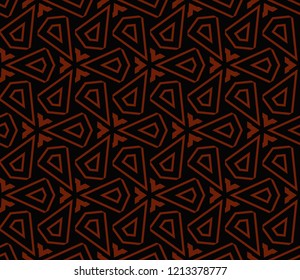 Modern geometric ornament. Seamless vector illustration for design.