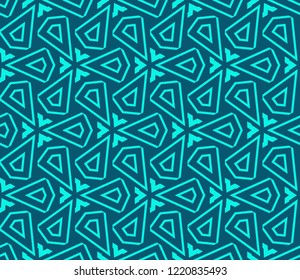 Modern geometric ornament. Seamless vector illustration for design.