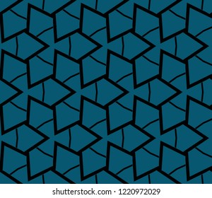 Modern geometric ornament. Seamless vector illustration for design.