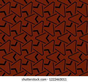 Modern geometric ornament. Seamless vector illustration for design.