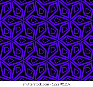 Modern geometric ornament. Seamless vector illustration for design.