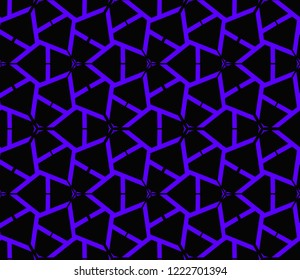 Modern geometric ornament. Seamless vector illustration for design.
